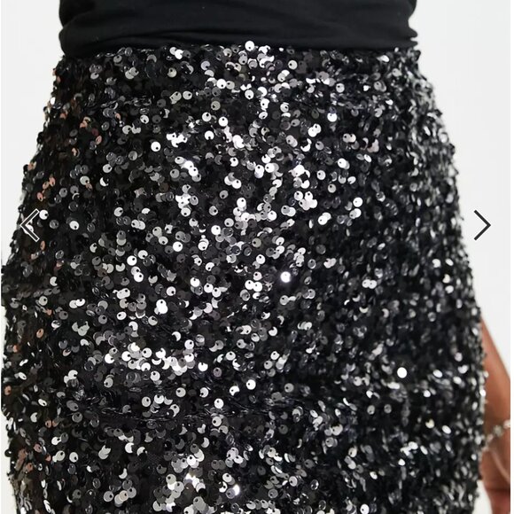 Sequin mini skirt - Picture 3 of 6
